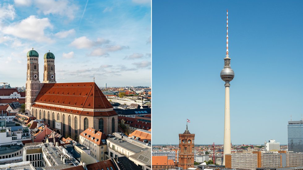 Munich and Berlin