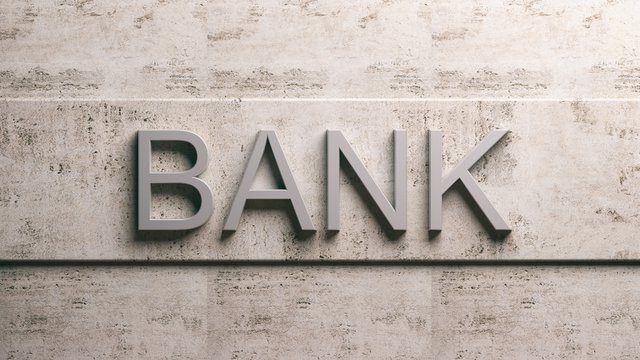 Bank signage