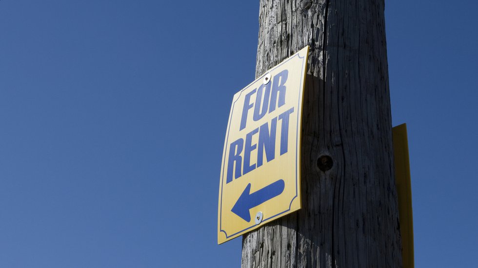 For rent signage