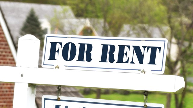 For rent signage